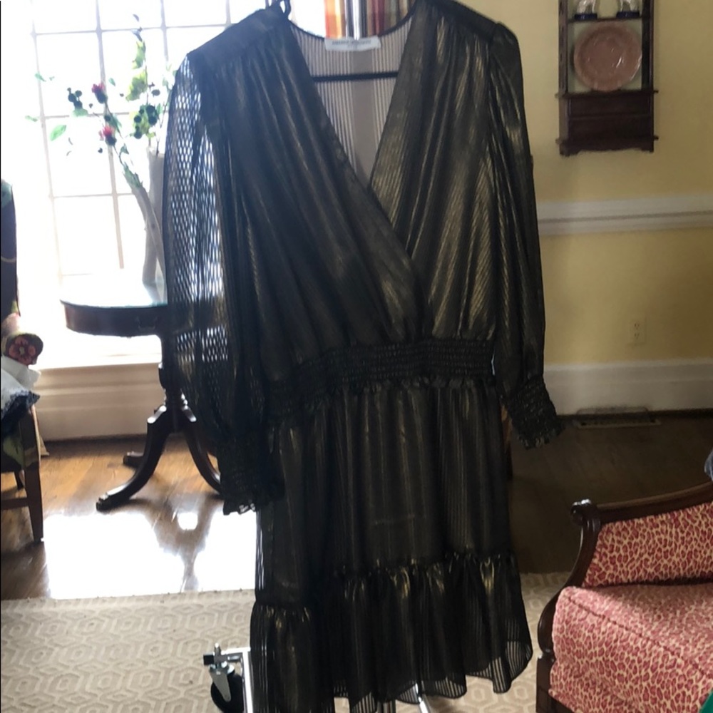 Amanda Uprichard Lumi Stripe Dress